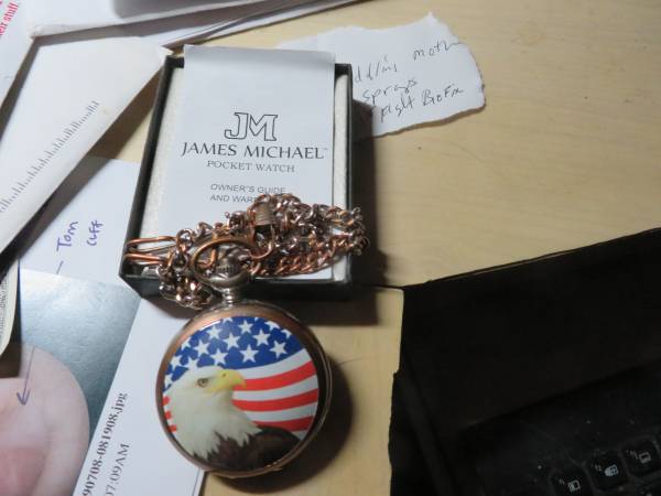 Michael Pocket Watch Eagle Design 1