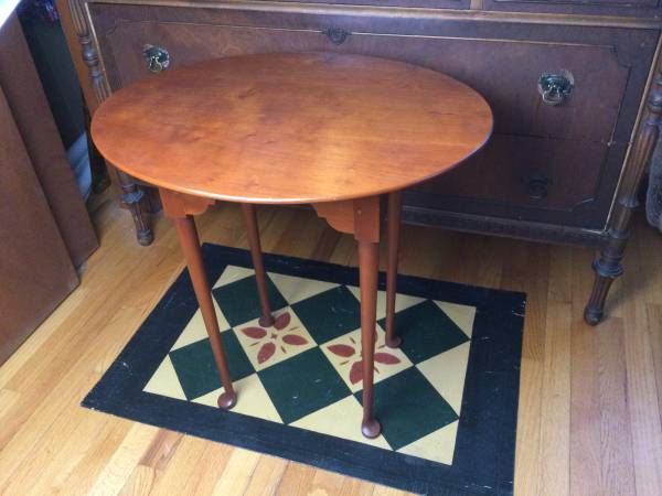 Eldred Wheeler oval side table 1