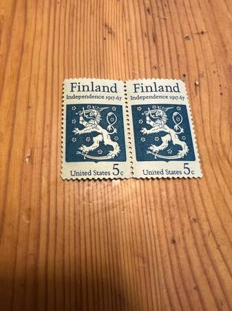 Finnland stamp vintage FREE 1