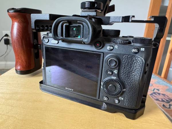 Sony a7iii with Cage, top and side handle - $1,250 (Nags Head)63441224852355121