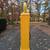 Vintage Art Deco Shell Bennett Full Size 83" Replica Yellow Gas Pump 3 thumbnail