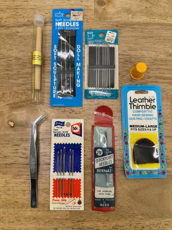 Lot Various Thick Multipurpose Sewing Needles Tools 1