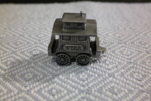 Hudson Pewter Disney Railroad Steam WDDR Caboose Car Figurine 1