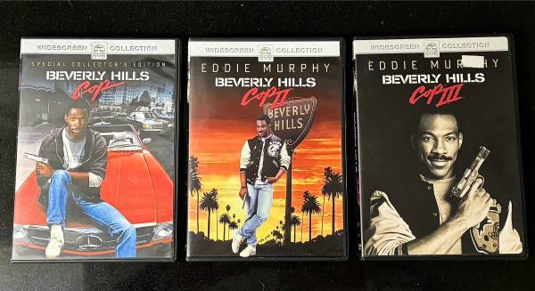 🚔📀 Beverly Hills Cop DVD 3-Movie Series: 1, 2, 3 with DVD Cases (new) 1