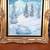 Vintage Original Winter Landscape oil on Canvas  painting 4 thumbnail