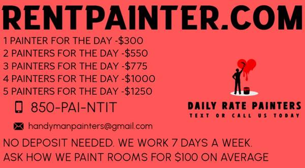 ▬█▓  Room / House Painters - Residential Painter - Flat Rate Painting 1