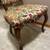 Vintage upholstered bright floral pattern chair 9 thumbnail