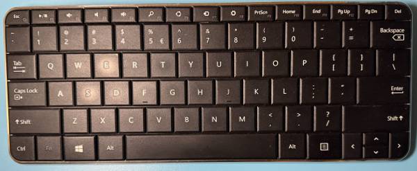 Computer Keybaord Bluetooth Microsoft Wedge Mobile Keyboard Wireless 1