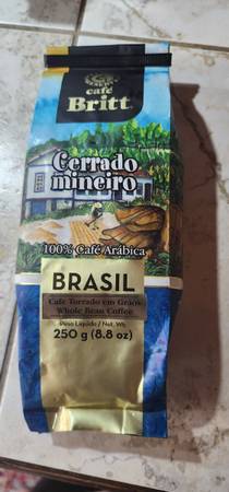 Cafe Britt Brasil whole bean coffee 250 g 1
