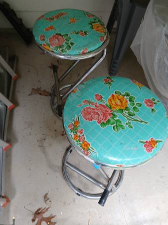 Two Indoor-Outdoor Stools 1