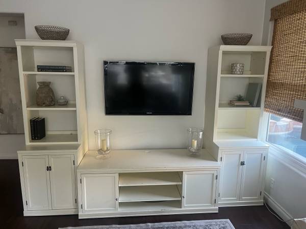 Crate and barrel TV stand 1