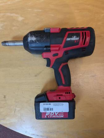EARTHQUAKE XT 20V Max Lithium 1/2 In. Impact 1