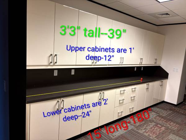 IKEA cabinets. Upper with matching base cabinets 1