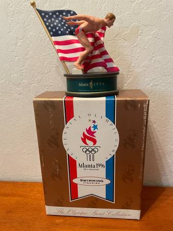 HALLMARK 1996 ATLANTA OLYMPIC SWIMMING FIGURINE BRAND NEW 1