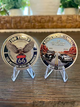 Route 66 challenge coin 1