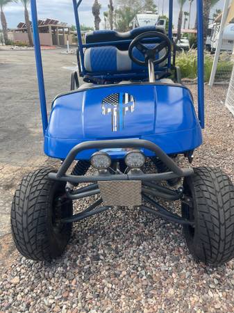 Custom gas off road golf cart 1