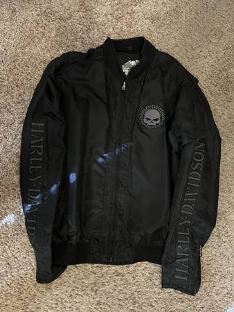 Harley-Davidson Nylon Scull Jacket (Large) 1