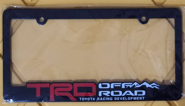 Toyota Tacoma TRD 4x4 Off Road License Plate Frame 1