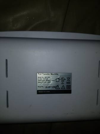 Electric Foil Transfer Machine 1