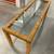 1980s Rattan Wrapped Console Table 5 thumbnail