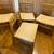 REDUCED - Vintage Mid Century Danish Scandinavian Teak Dining Chairs 4 2 thumbnail