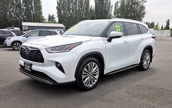 2022 Toyota Highlander Platinum AWD SUV * Only19K Miles *Clean CARFAX* - $47,950 (Mount Vernon)63477211059075121