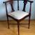 Vintage Mahogany Corner Chair – Beautiful Carved Design 1 thumbnail
