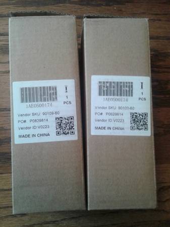 two new oxygen sensors for a Nissan Murano 2007 1