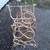 White Cast Iron Treadle Sewing Machine with wheel Miss Left Back leg. 6 thumbnail