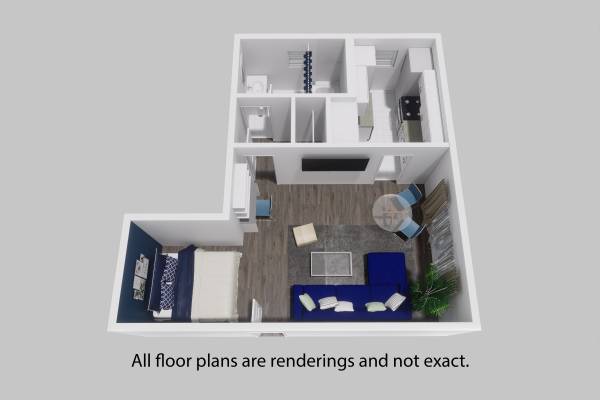 Beautiful Unit * Studio / 1 bath - Excellent location! * A MUST SEE! * 1