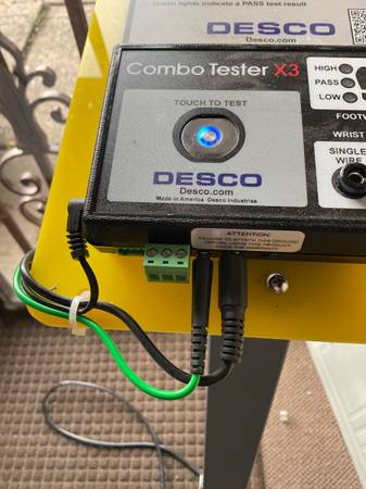 Desco Combo Tester 3X Personal Grounding Device Laboratory Equipment 1
