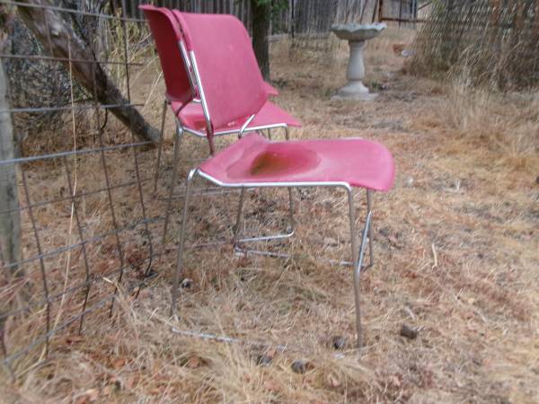 Three stacking chairs 1