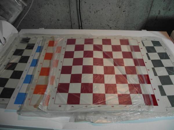 Chess Pieces and Roll up boards 1