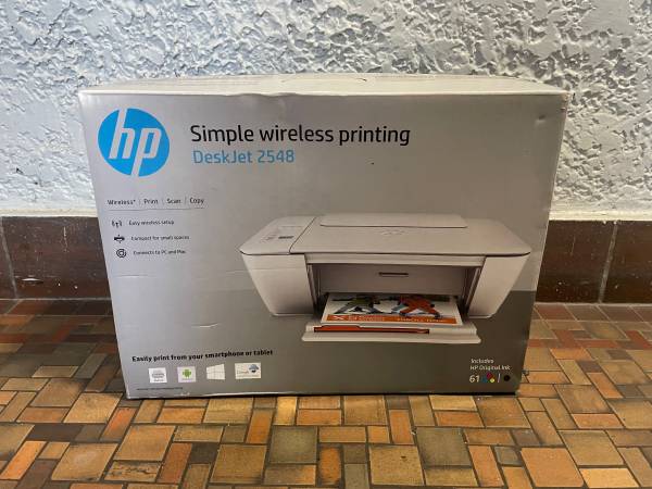 New HP Deskjet 2548 Wireless AIO Home Office Printer Scanner Copier 1