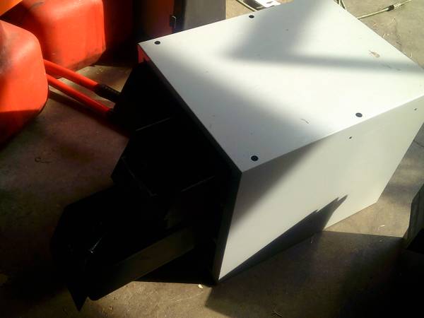 6 drawer parts unit with parts in 1