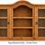 Solid Wood Rustic China Hutch & Buffet — Excellent Condition 4 thumbnail