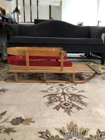 LL Bean Sled (cute as a button) 1