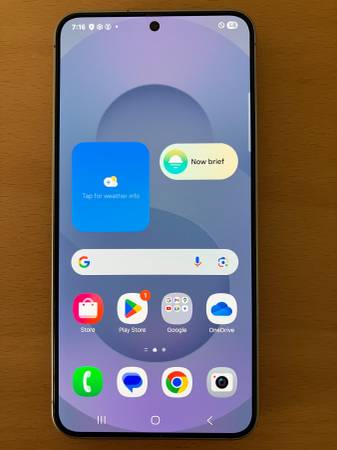 Samsung Galaxy S25 Silver Shadow : Model: SM-S931U : 128GB Unlocked 1