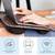 LAPGEAR Home Office Lap Desk w/Device Ledge, Mouse Pad, Phone Holder 7 thumbnail