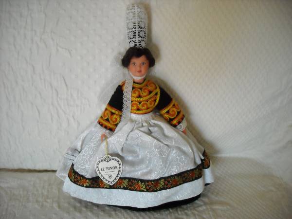 Vintage 1960s French Doll, LE MINOR, Made in France 1