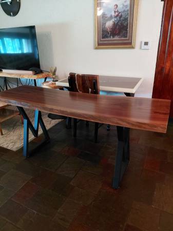 Live Edge Walnut Console Table 1