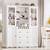 72" Tall Kitchen Storage Cabinets with Doors and Open Shelves, 58" Wid 2 thumbnail