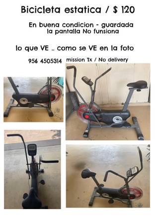 Bicicleta estatica 1