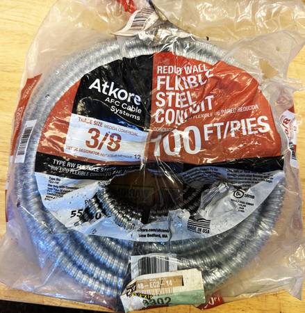 3/8 x 100 ft. Flexible Steel Conduit 1