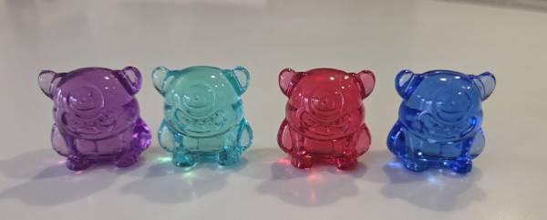Translucent Crystal Glass figurines resemble Mike Wazowski Monsters 1
