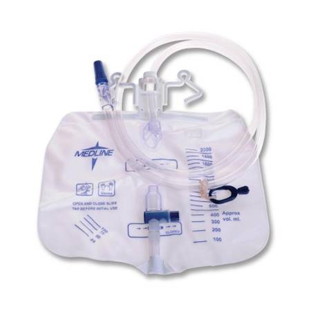 10 urinary bed bags 2000 milliliter large Hospital quality 1