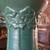 Antique 13” Peters and Reed Green Ivy Art Pottery Flared Flower Vase 9 thumbnail