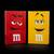 M&M's Red and Yellow Character Hardcover Journals - Set of 2 1 thumbnail