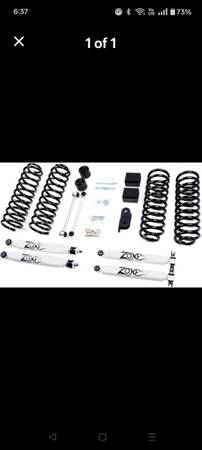 New Jeep Wrangler  ZONE 3" Full Suspension Lift kit  2 door w/Black Nitro Shocks 1