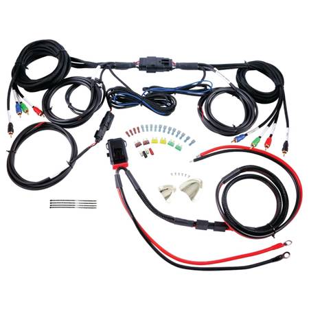 Harley Davidson 4-Channel Wiring Harness Open Box by Cerwin Vega CMHR4 1